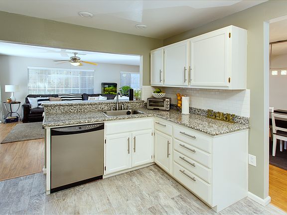 Kitchen open to family room