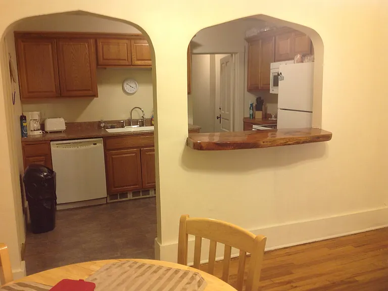 Looking to the Kitchen from the Dining Room