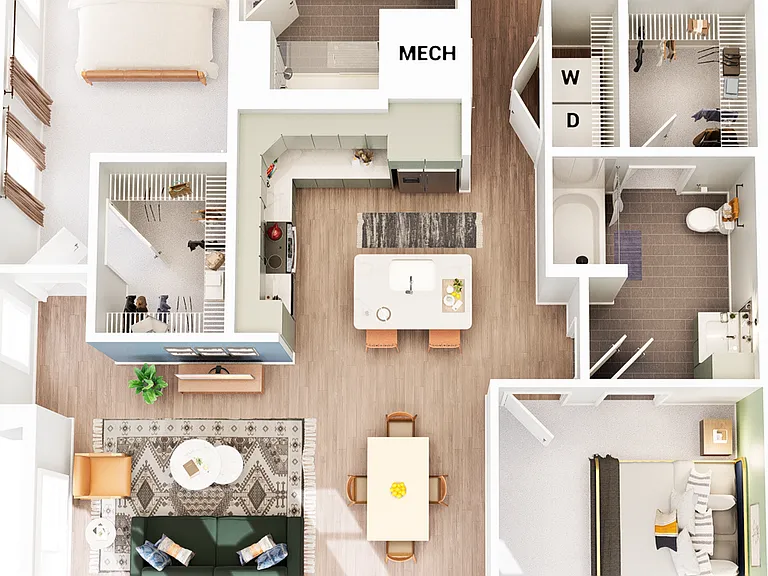B6 floor plan The Blake Optimist Park