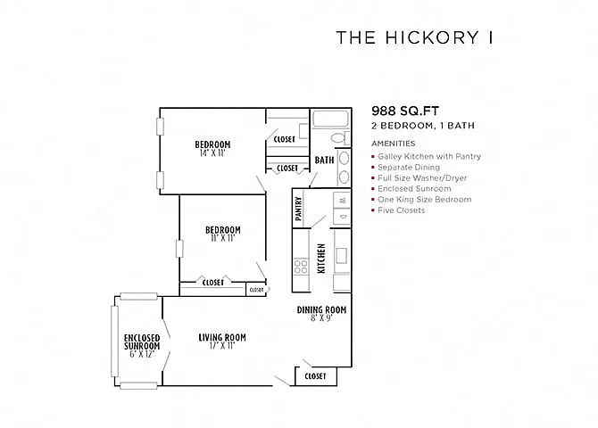Floor plan The Hickory I