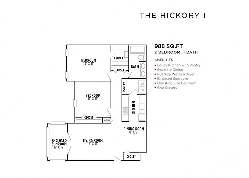 Floor plan The Hickory I