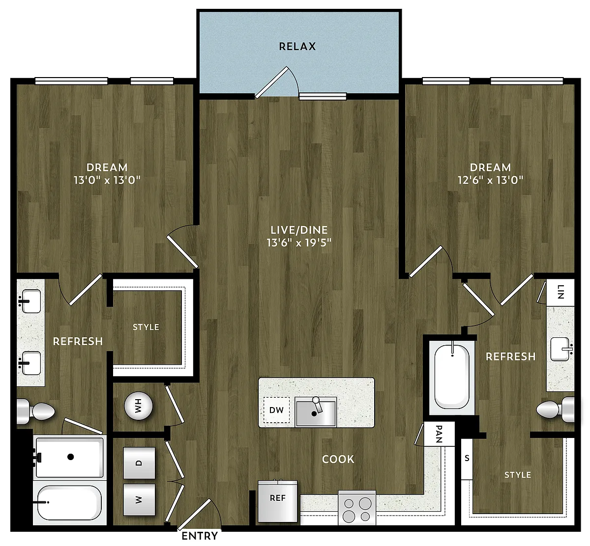 Floor plan B1