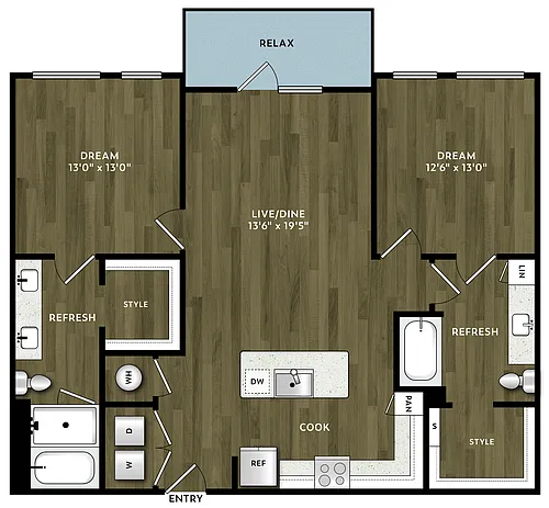 Floor plan B1