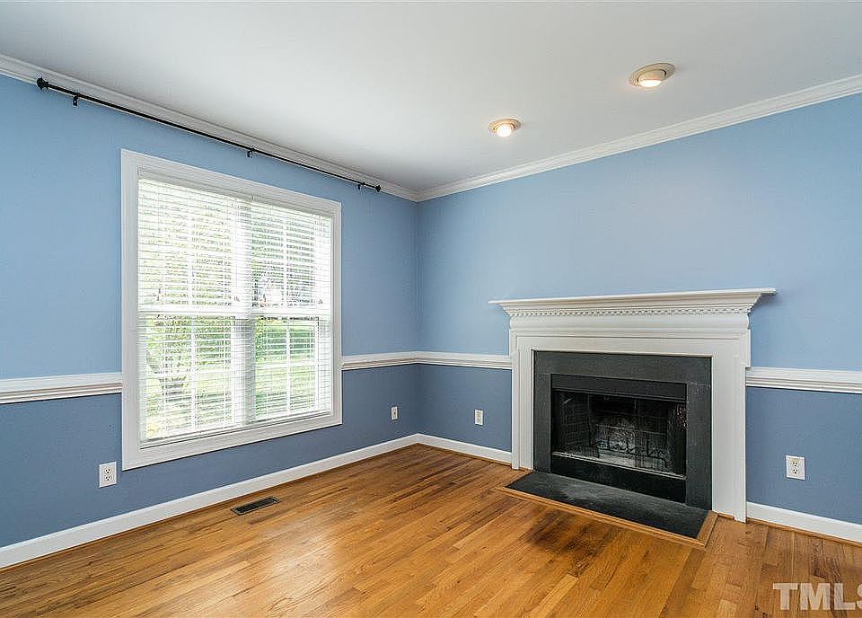 Family Room Wood Fireplace