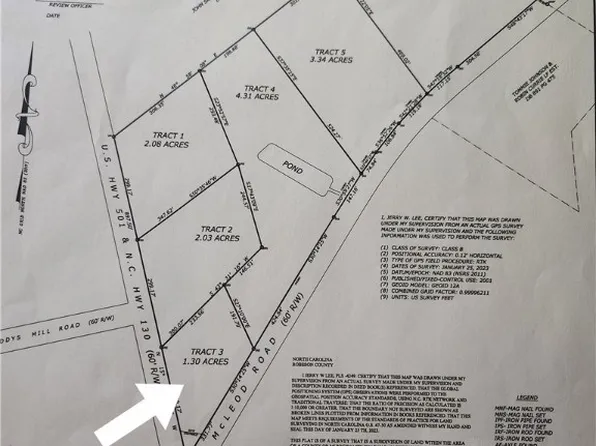 3 Ushwy Hwy #C130-501 & N, Rowland, NC 28383
