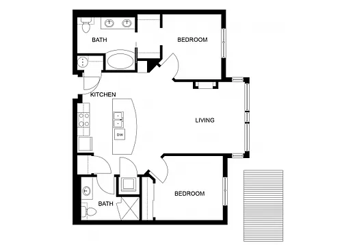 Floor plan Terraine