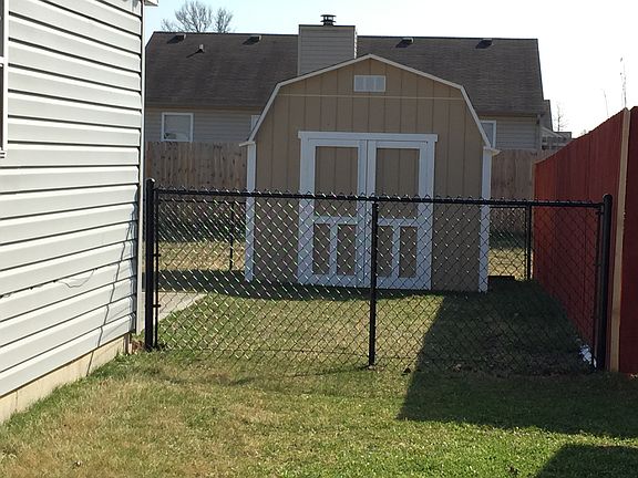 New Black Vinyl fence