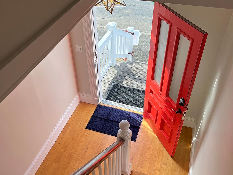 View from the upstairs front door