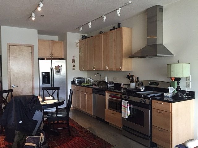 European Style Kitchen with Gas Stove