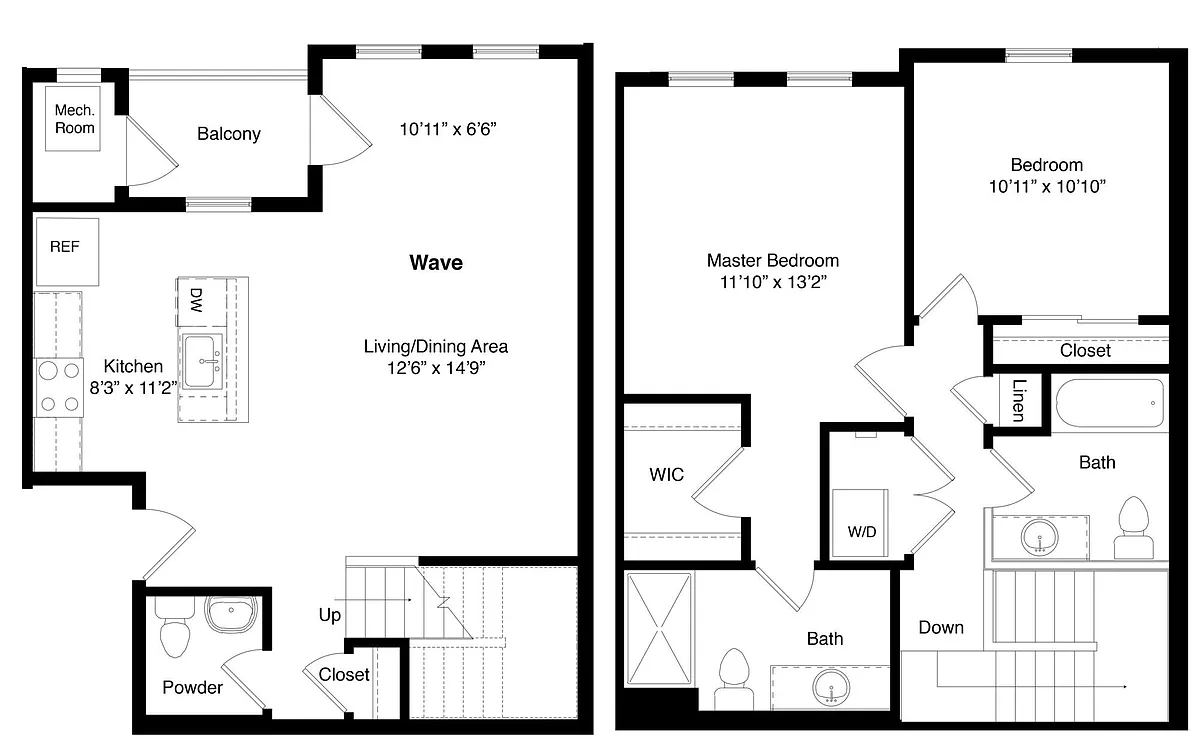 Floor plan Wave