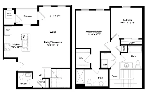 Floor plan Wave