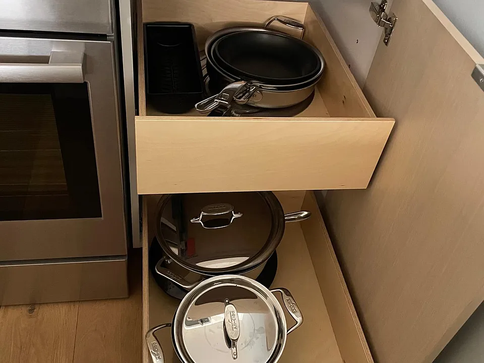 Storage in the kitchen