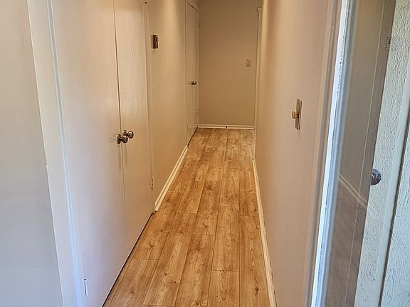 Hall to bedrooms from the entryway