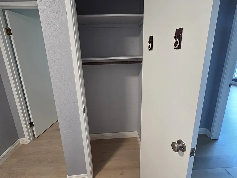 Hallway linen/coat closet
