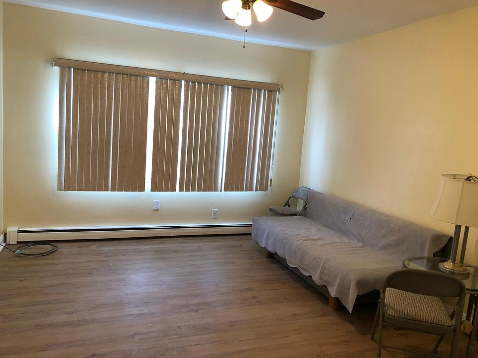 Bedroom overlooking backyard