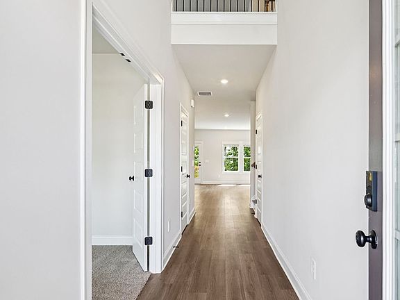The Johnson Basement floorplan with the Balanced White interior package.