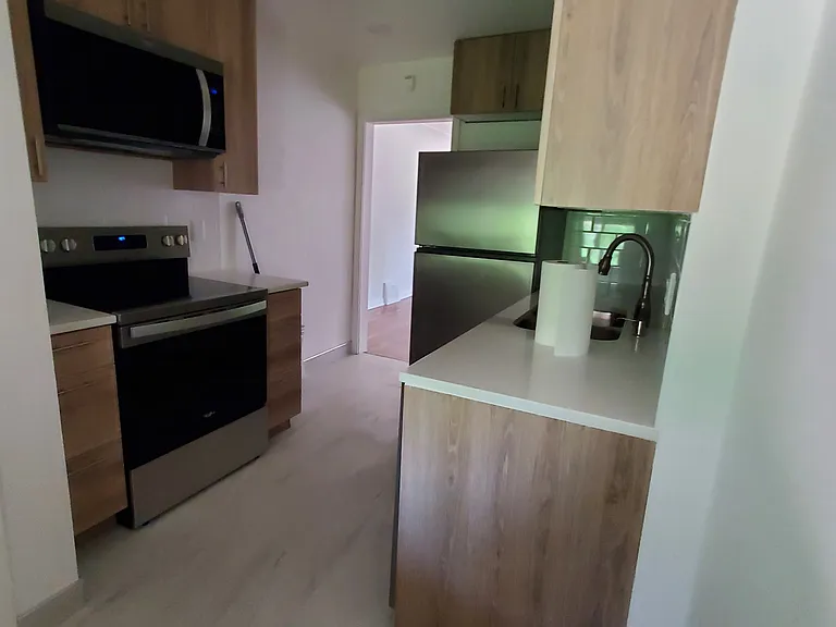Kitchen view from back of houe