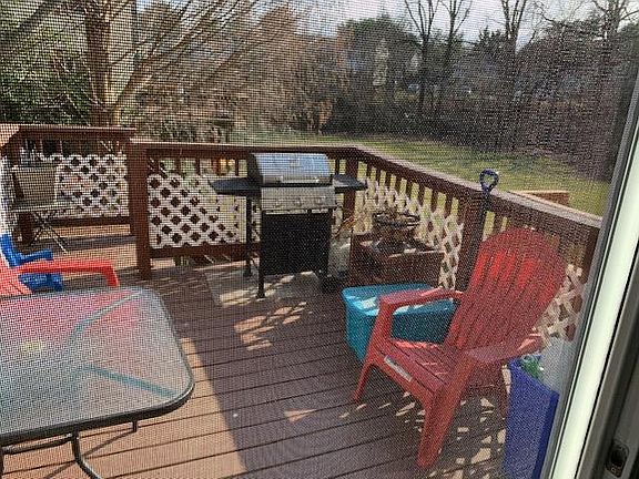 Deck (From inside view via screen)