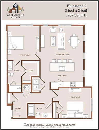 Floor plan Bluestone 2