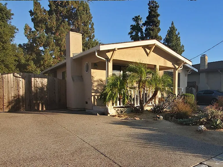 Two-car driveway, with an outdoor electric outlet