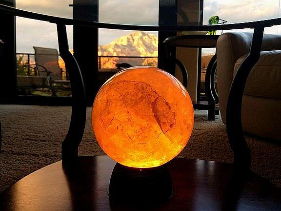 Illuminated Crystal Ball