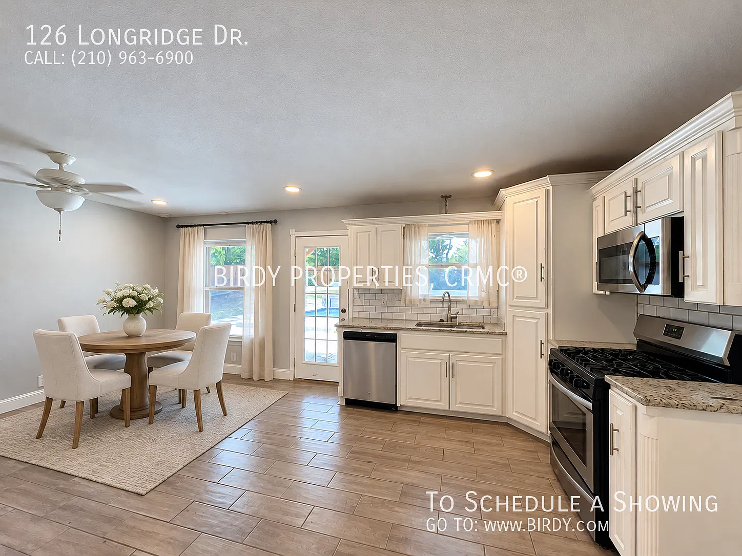"Charming 3-Bedroom Haven with Granite Finishes at 126 Longridge Dr, San Antonio" — Photo 4