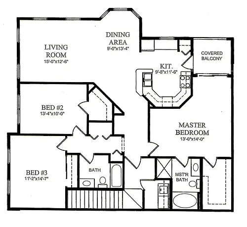 Floor plan Ridge K