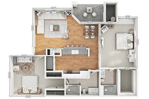Floor plan 2A2