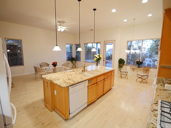 Kitchen Opens to Family Room