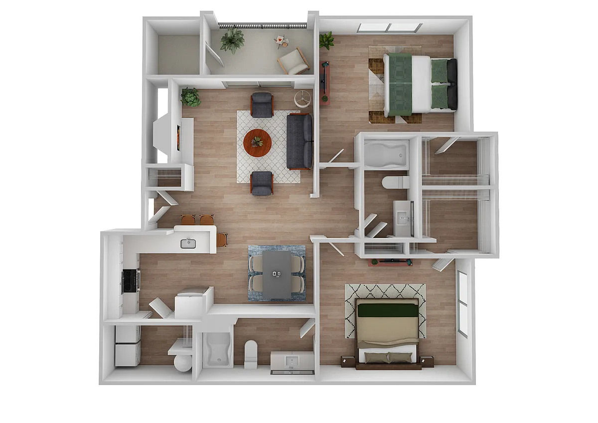 Floor plan Chateau 1