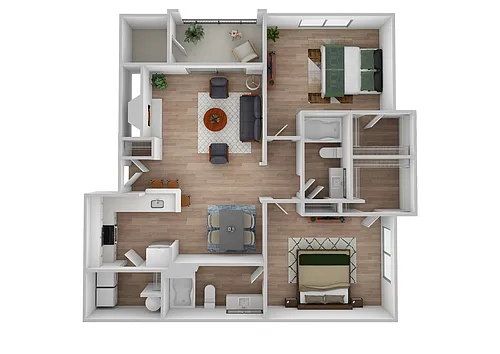 Floor plan Chateau 1