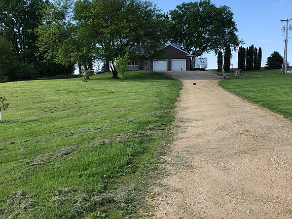 House set back from road