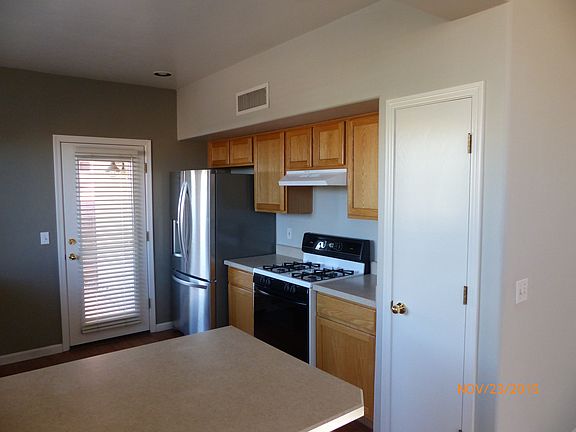 Kitchen and patio door