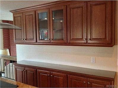 You will love having the extra counter space of the cabinet area