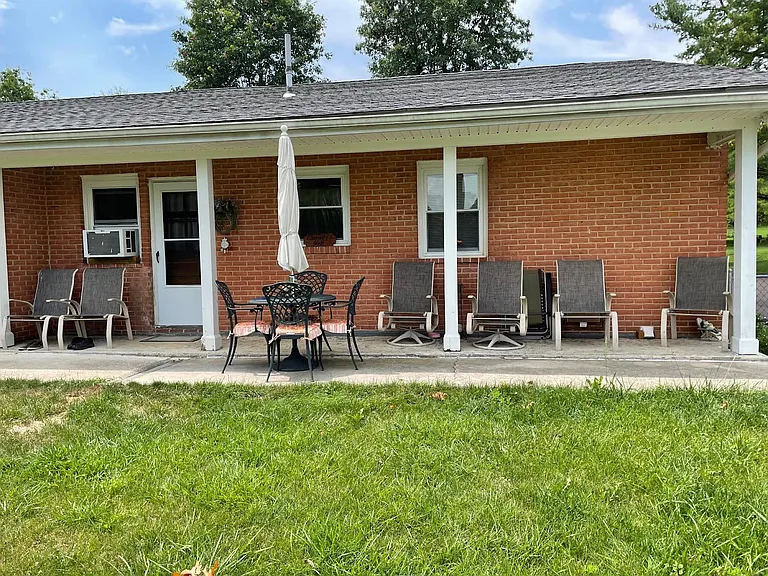 Rear patio