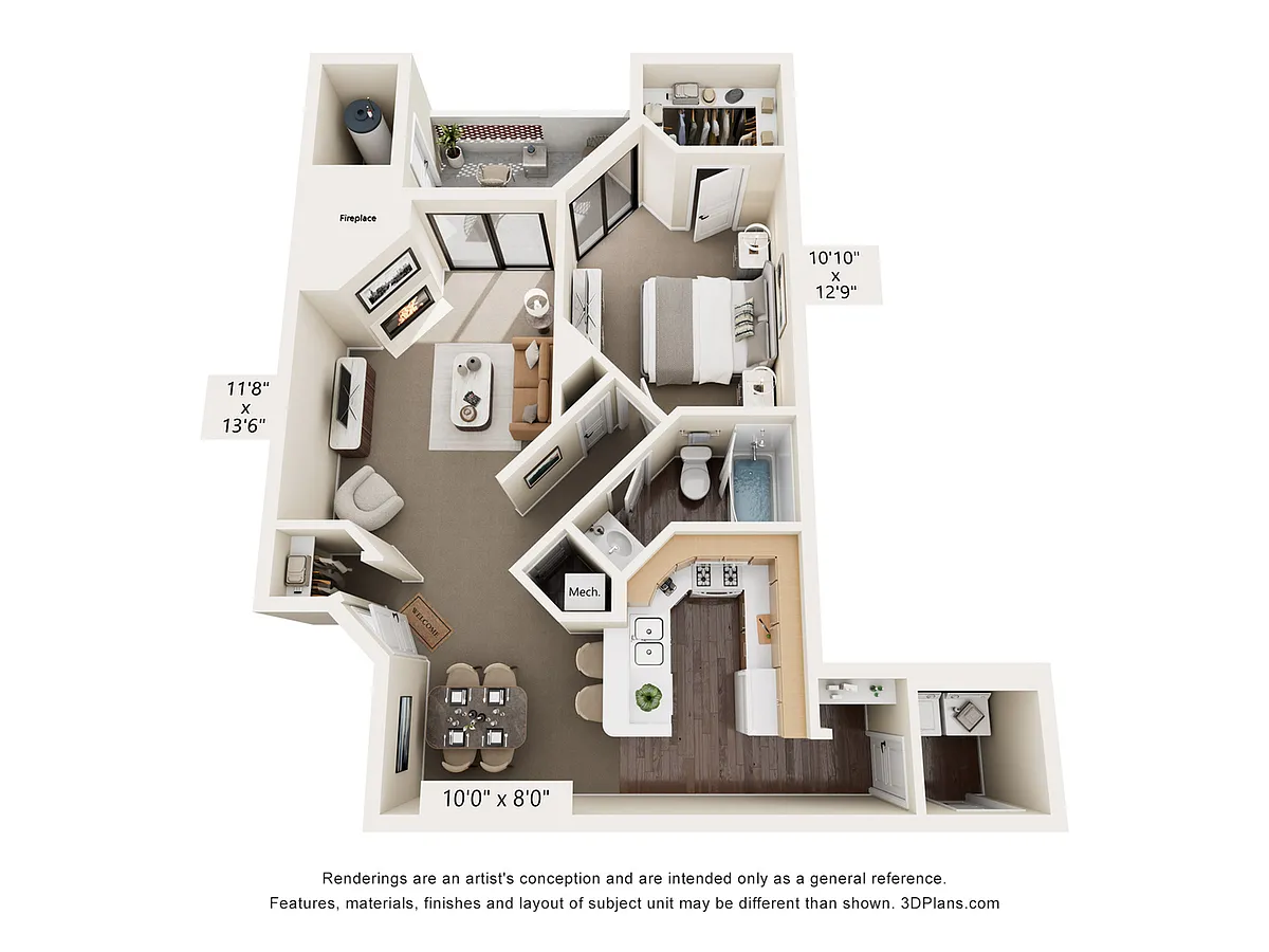 Floor plan B Classic with Garage