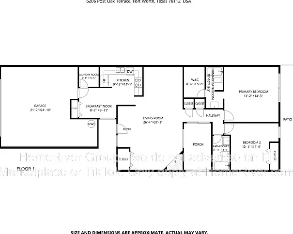 2 bed, 2.0 bath, 1382 sqft, $1,745 — Photo 3