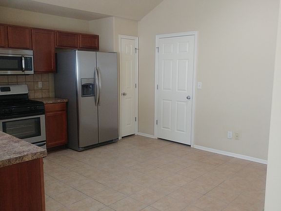 Kitchen with eat in space