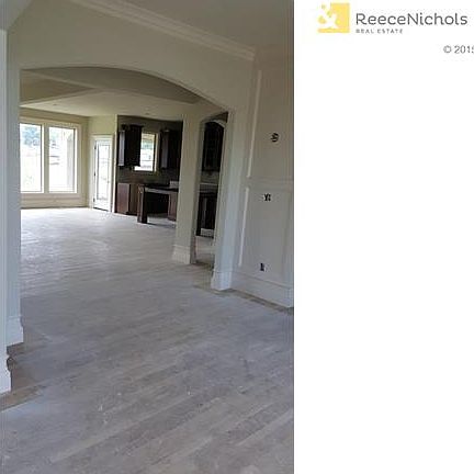 View from the entry of the dining room,kitchen, great room