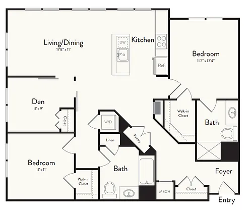 Floor plan I- B4