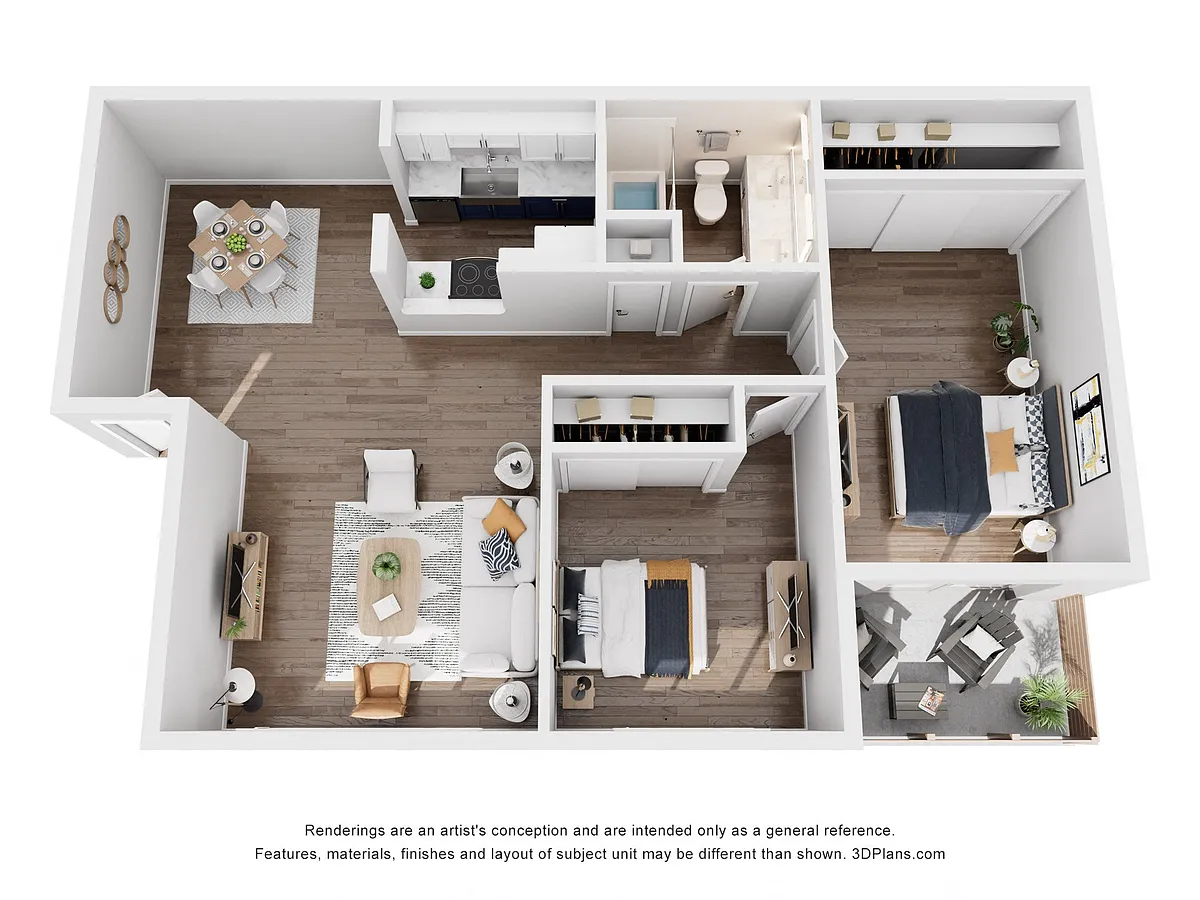 Floor plan The Bluffs