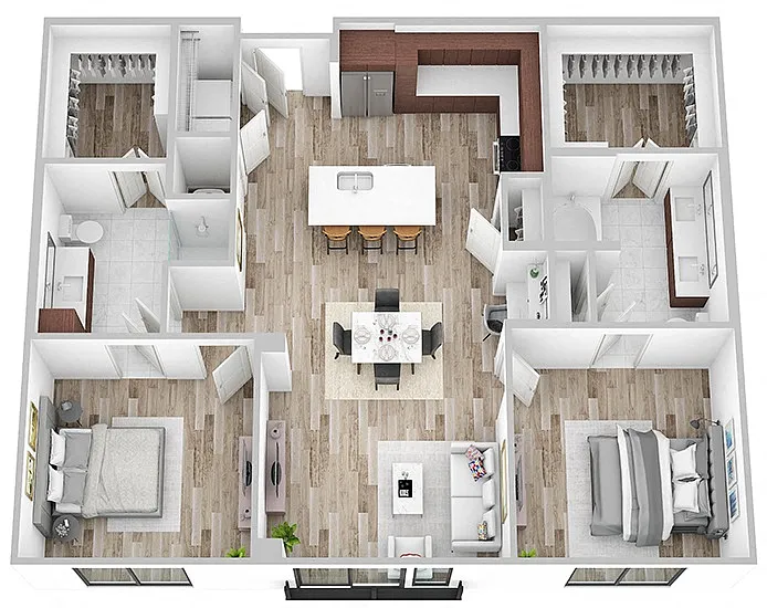Floor plan Proctor