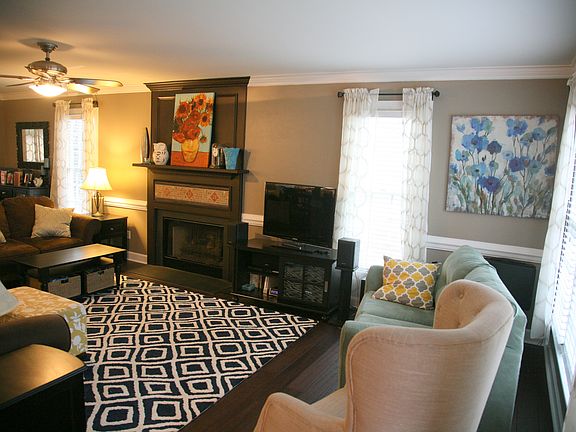 Living room from front door