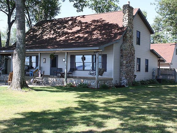 Stone fireplace - side view