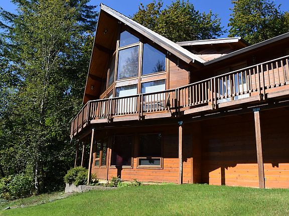 River-facing side of home 