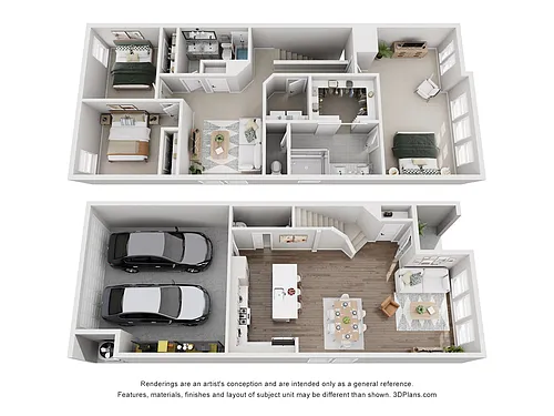 Floor plan B3B