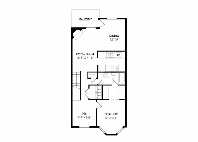 Floor plan Isle of Skye with Den