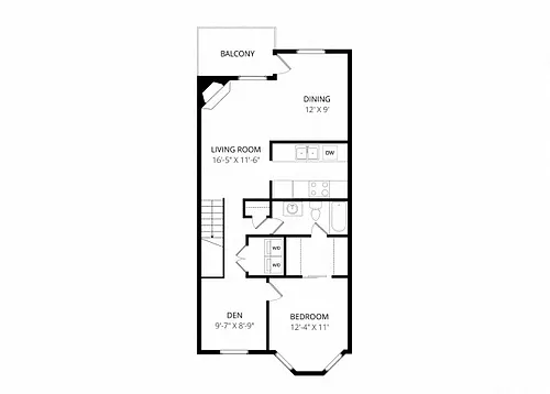 Floor plan Isle of Skye with Den