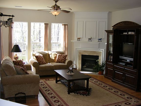 Great Room is spacious and has lots of light