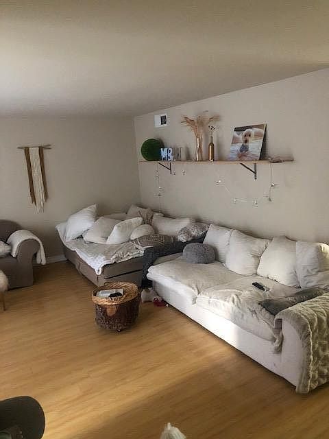 Watch your favorite TV show in the living room.